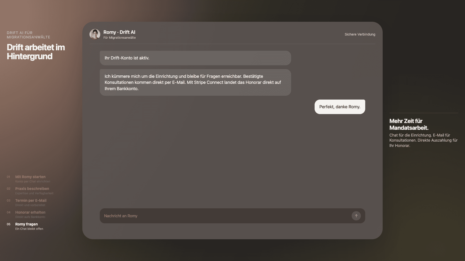 Drift AI für Kanzleien: 6