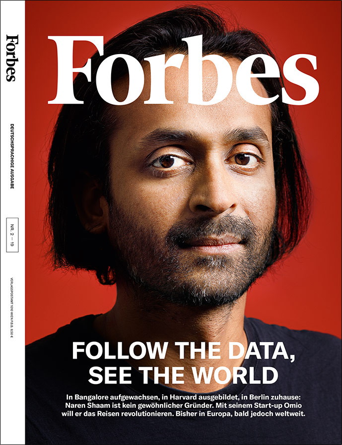 Naren Shaam on the February 2019 Forbes cover